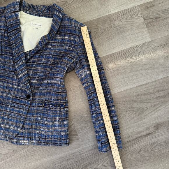 Isabel Marant Etoile Blazer Jacket Plaid Academia Size 42 / XL - Picture 11 of 11